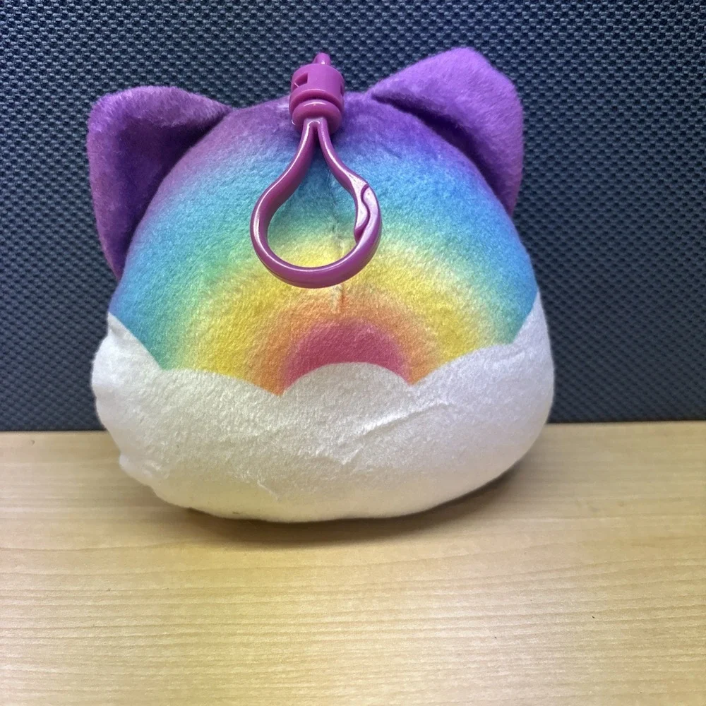 Aphmau Meemeows Rainbow Cat Face Plush Mystery Blind Bag Clip Keychain Celestial